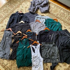 GYMSHARK - SHIRTS / SHORTS / PANTS / ZIP UP - RARE